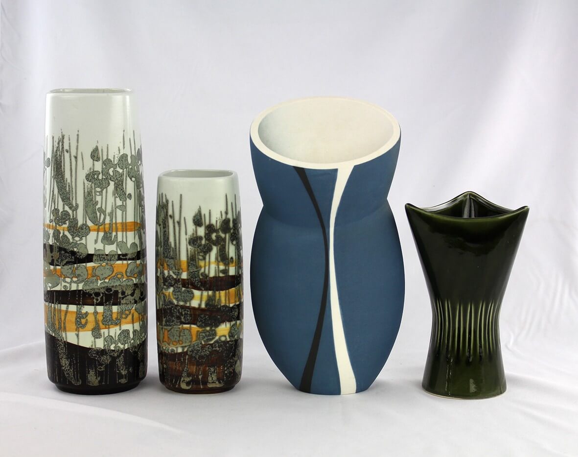 Vintage ceramic vases - assorted