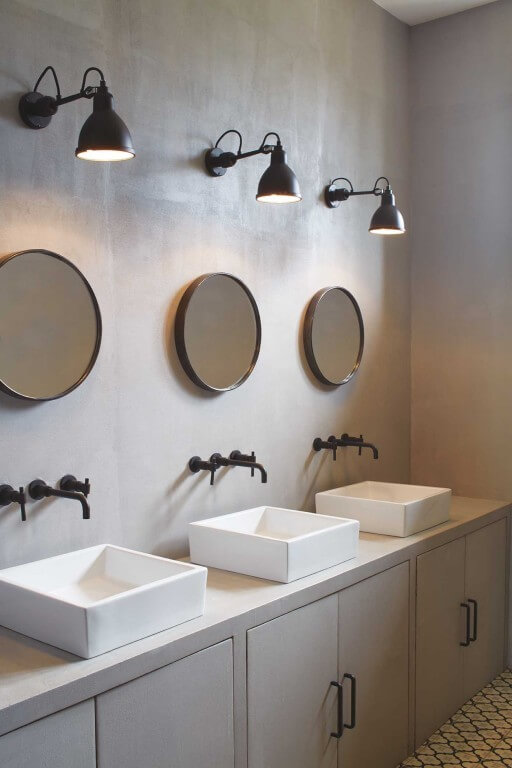 DCW Lampe Gras 304 bathroom