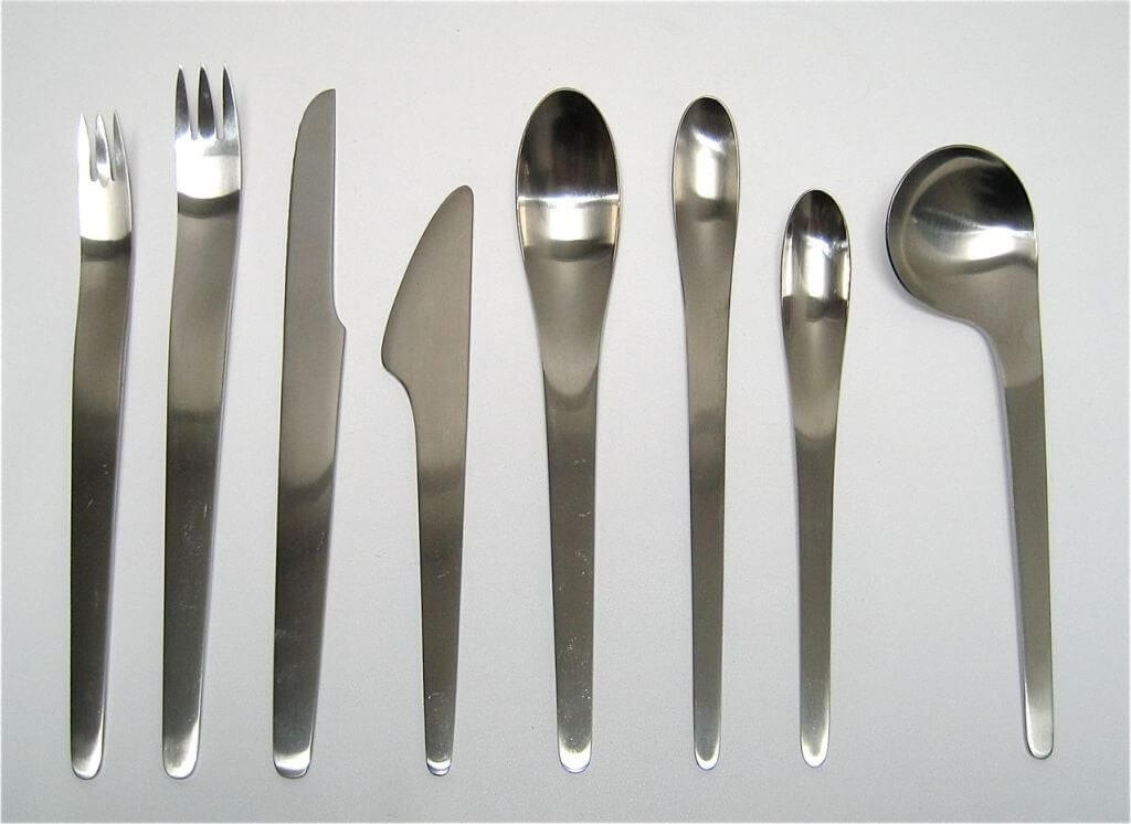 The unforgettable elegance of an Arne Jacobsen cutlery set