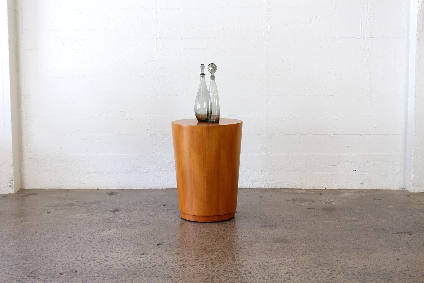Vintage conical side table