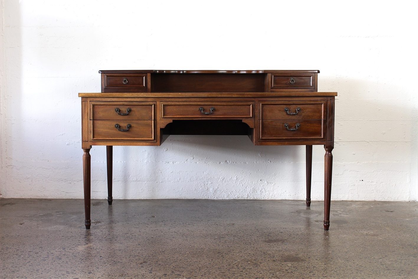 Vintage desk with detailing