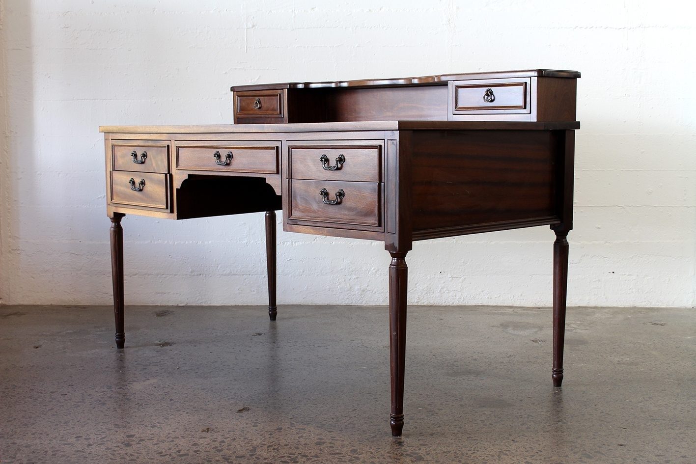 Vintage desk with detailing