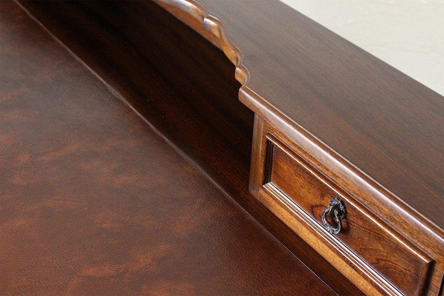 Vintage desk with detailing