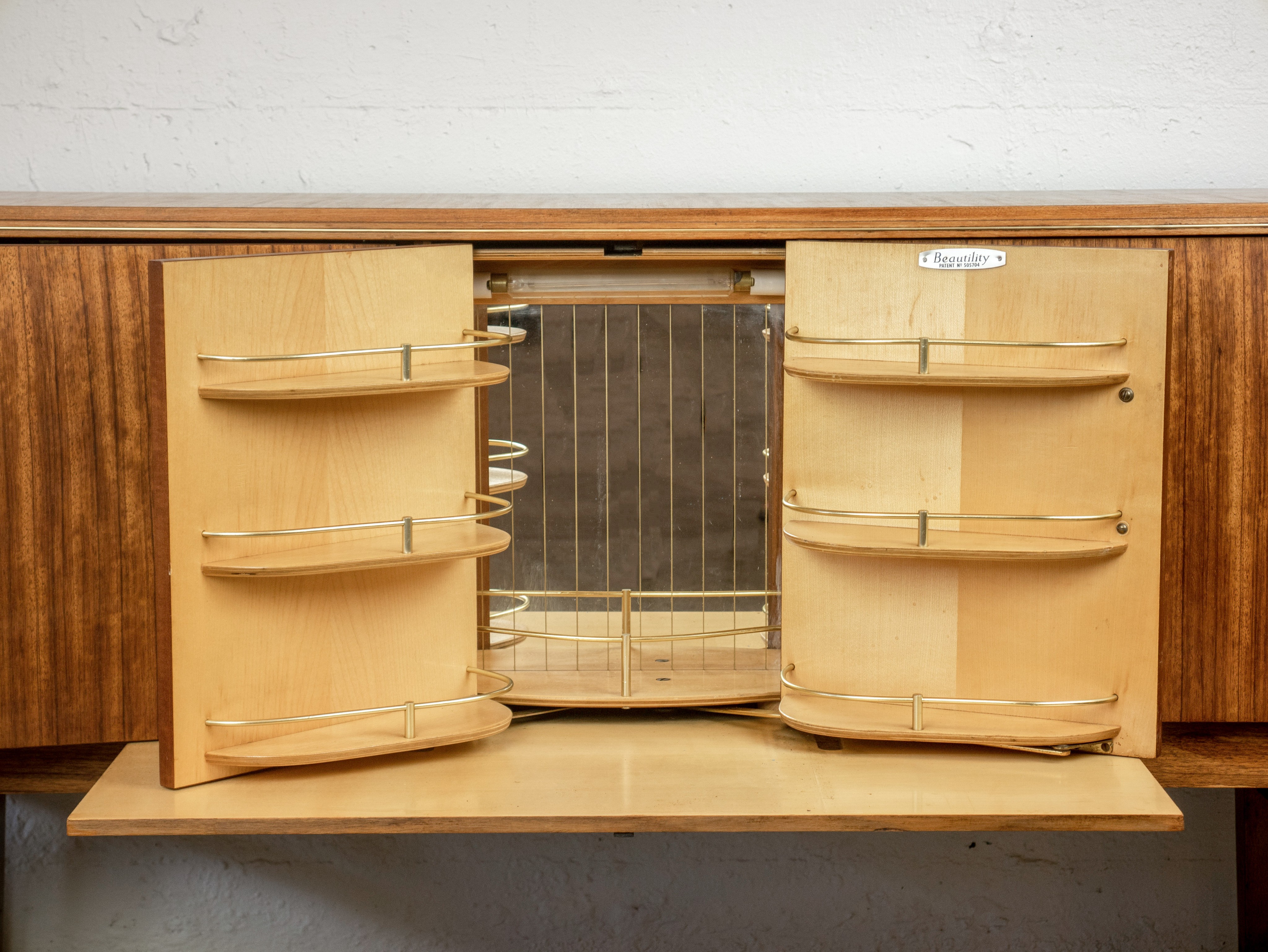 English sideboard with hidden bar