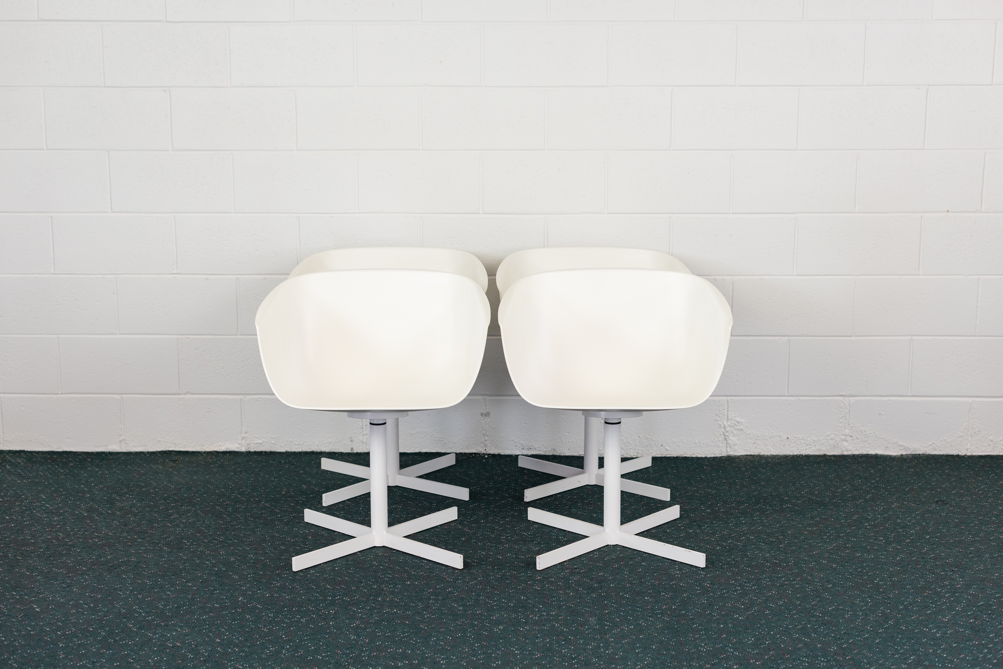 Set of four Poliform Strip armchairs